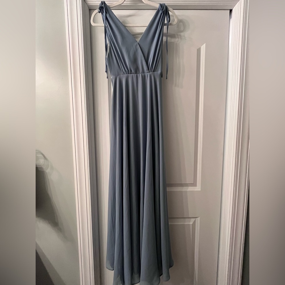Elegant Blue Lulus Maxi Dress